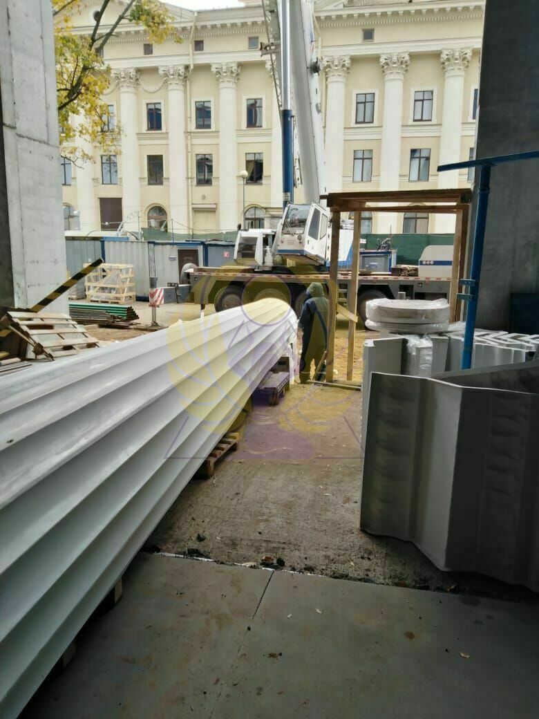 Установка колонны